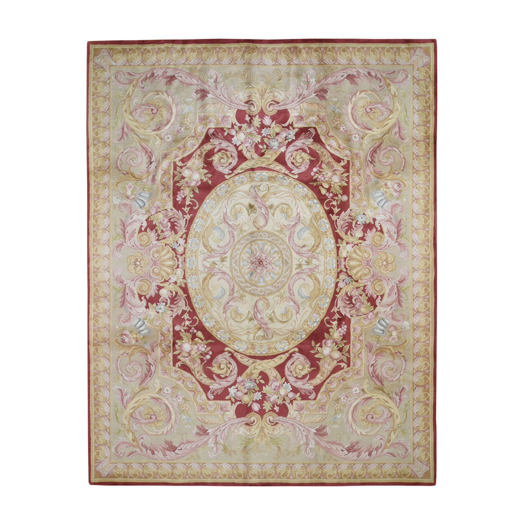 Traditional Wool Hand-Knotted Area Rug 8'0